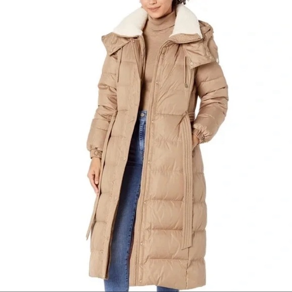 kate spade Jackets & Blazers - Kate Spade Jacket Winter Long Puffer Down Belted Coat XL